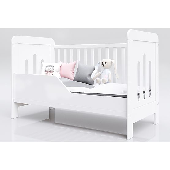 Pătuț pentru copii Zuza 140x70 cm cu latura canapelei