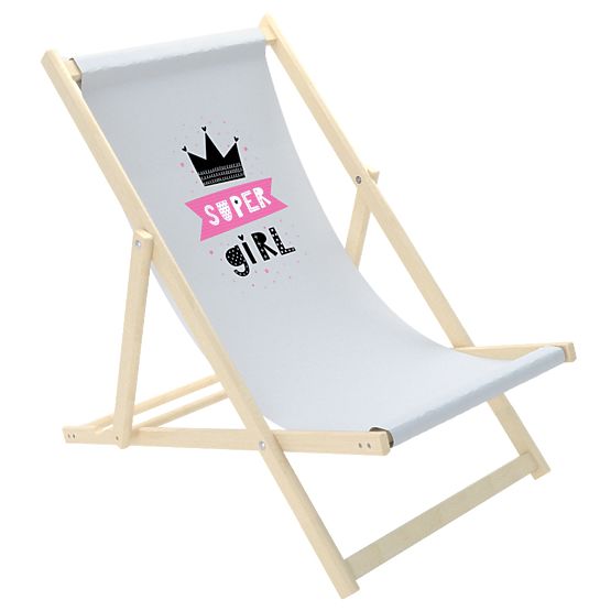 Scaun de plaja pentru copii Super Beach - gri