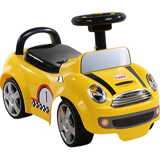 copii pushbike cutie de chibrituri - galben