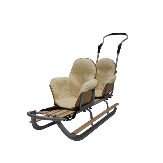 Sanii gri pentru gemeni Duo - diferite culori ale scaunelor