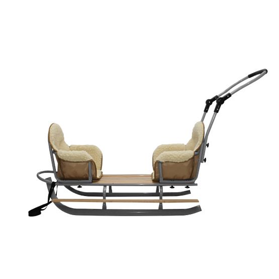 Sanii gri pentru gemeni Duo - diferite culori ale scaunelor