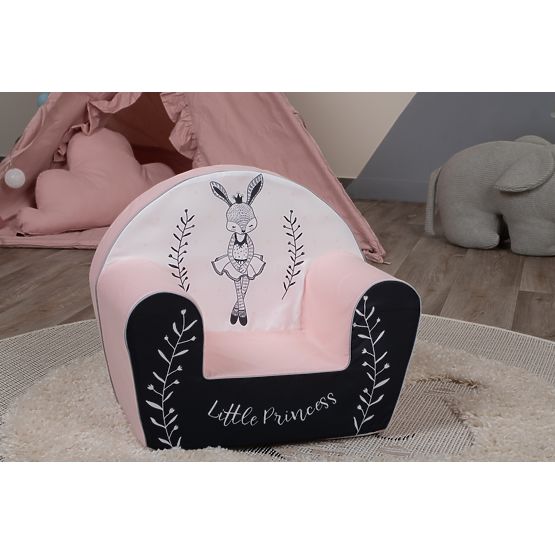 Scaun copii Bunny Ballerina - alb-roz