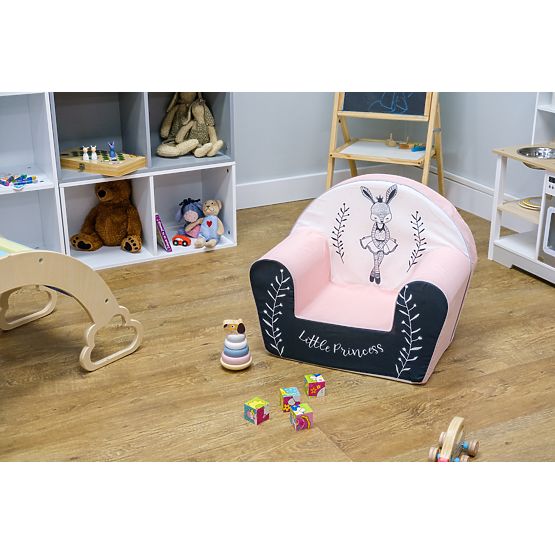 Scaun copii Bunny Ballerina - alb-roz