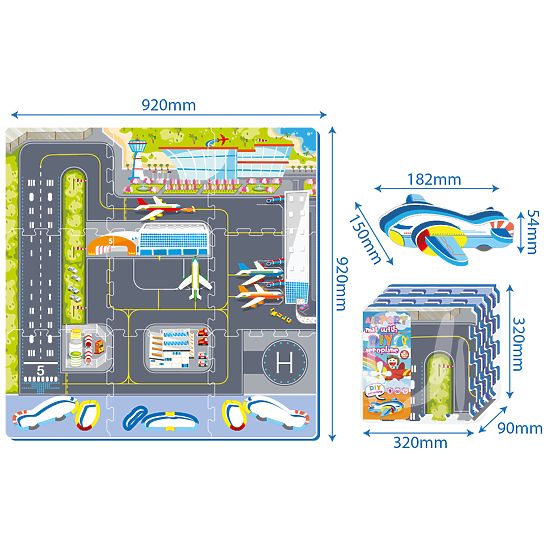 copii spumă puzzle AIRPORT