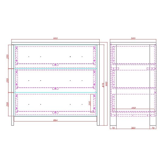copilăresc cameră Manhattan - gri