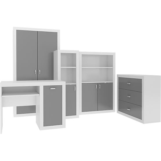 copilăresc cameră Philip - alb-gri