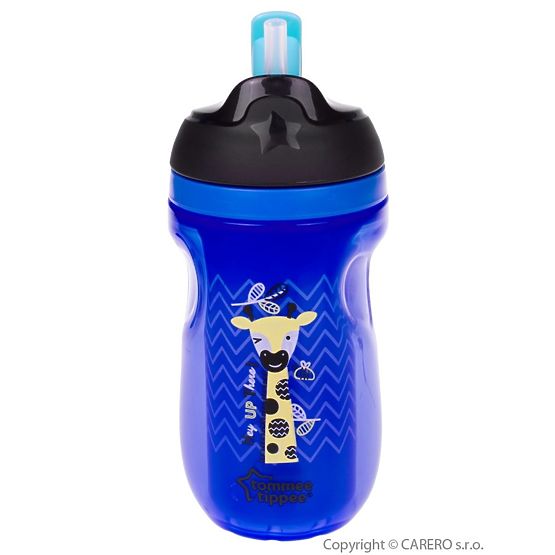 copilăresc ceașcă cu paie Tommee Tippee Explora albastru