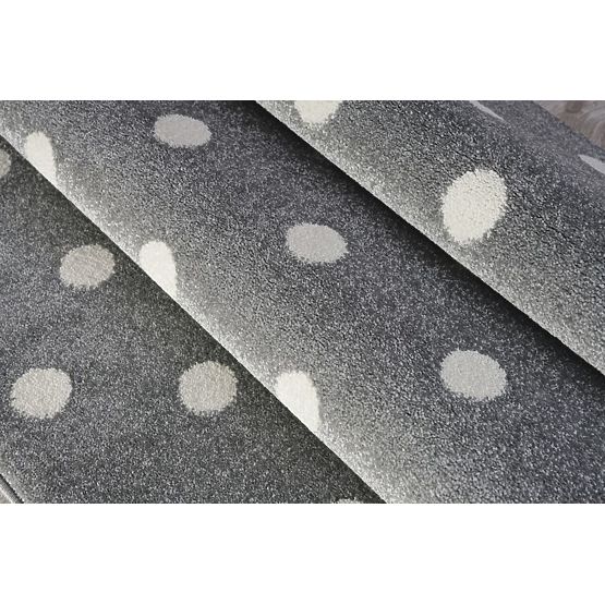 copilăresc covor CERC gri argintiu/ alb