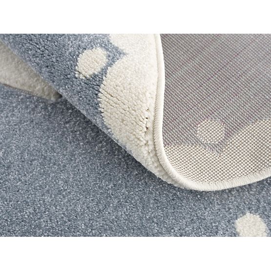 copilăresc covor coroană - albastru-alb