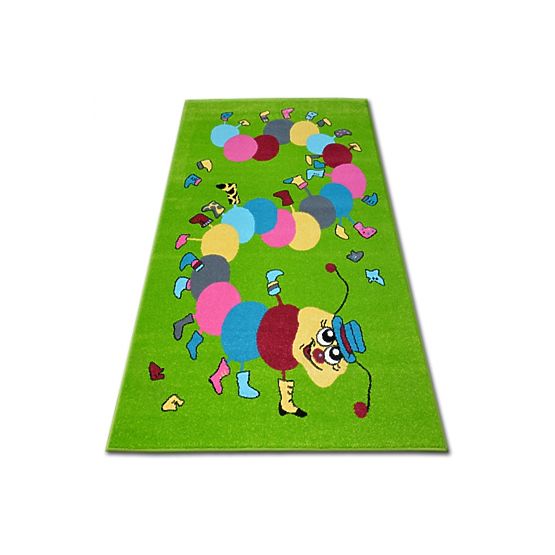 copilăresc covor FUNKY TOP omidă verde