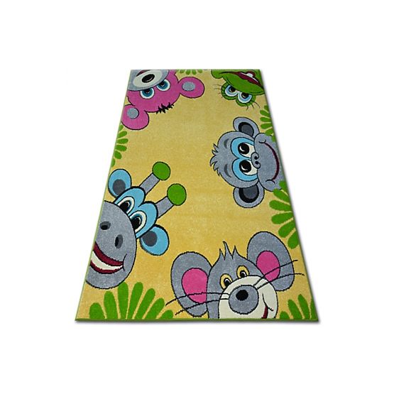 copilăresc covor FUNKY TOP TIG galben