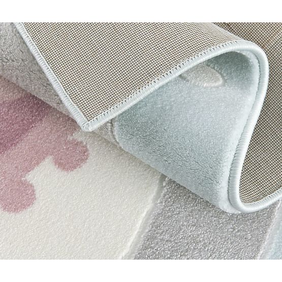 copilăresc covor lama - gri-albastru