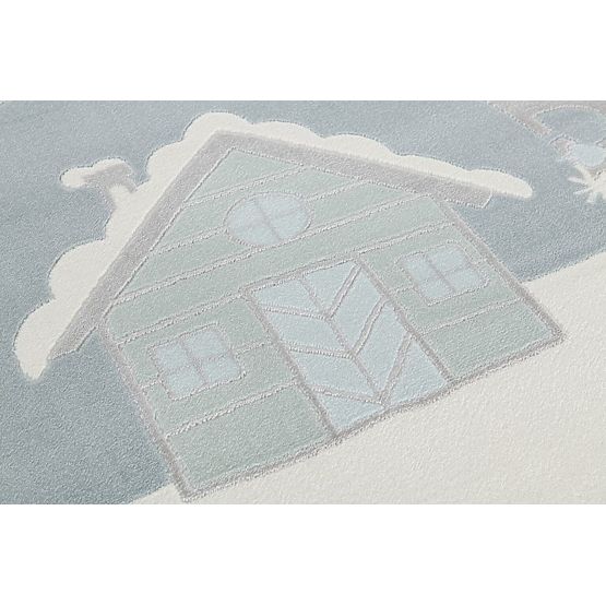 copilăresc covor Scandic acasă - gri-albastru