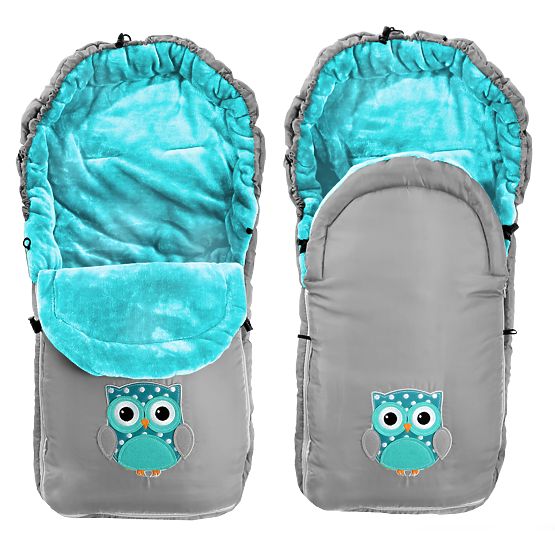 copilăresc footmuff owlet - gri-albastru