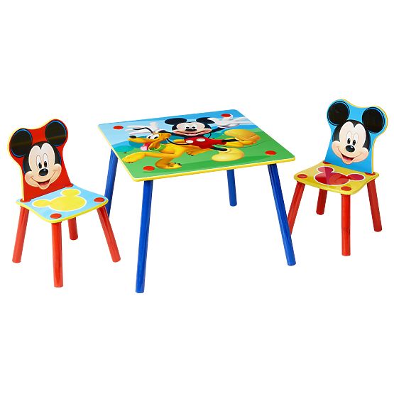 copilăresc masă cu scaune Mickey Mouse