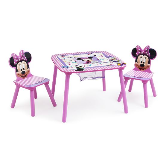 copilăresc masă cu scaune șoarece minnie