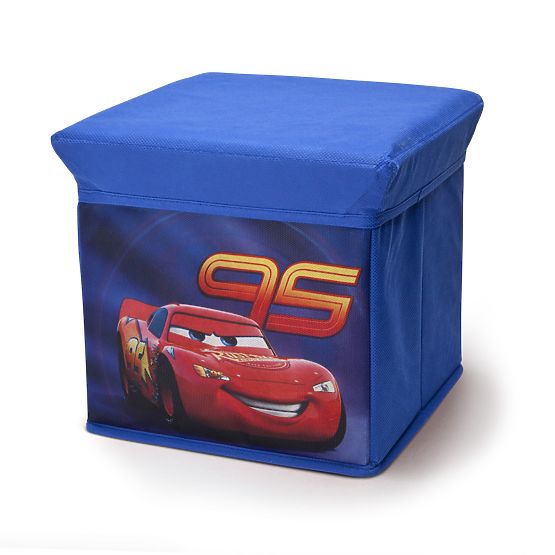 copilăresc pouffe cu depozitare spațiu Cars eu