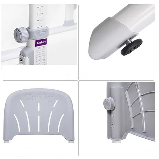 copilăresc scris masă + scaun Cubby de lup - gri