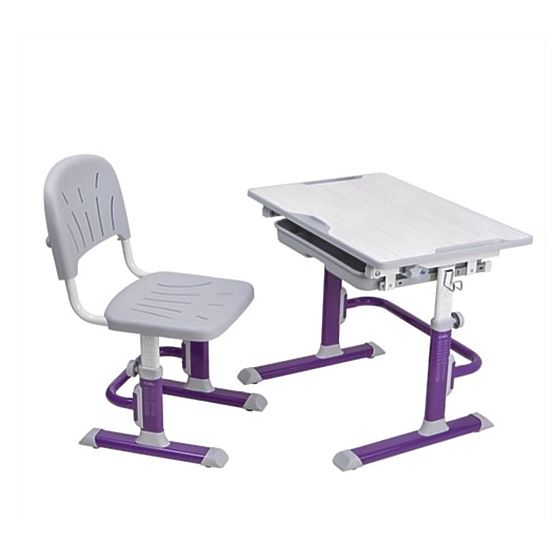 copilăresc scris masă + scaun Cubby de lup - violet