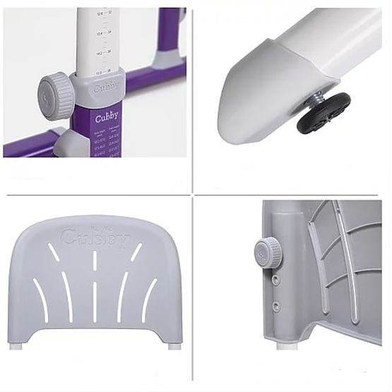 copilăresc scris masă + scaun Cubby de lup - violet