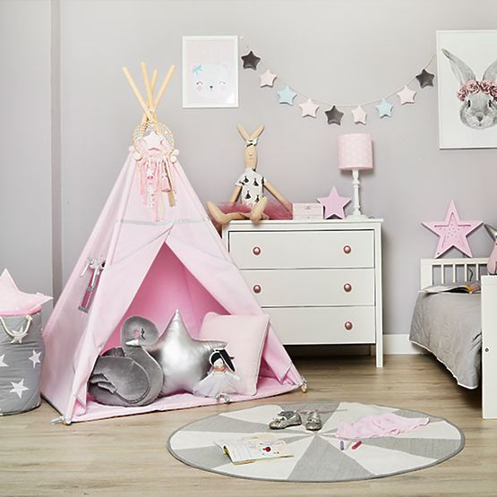 Cort cu pătură roz-argintie