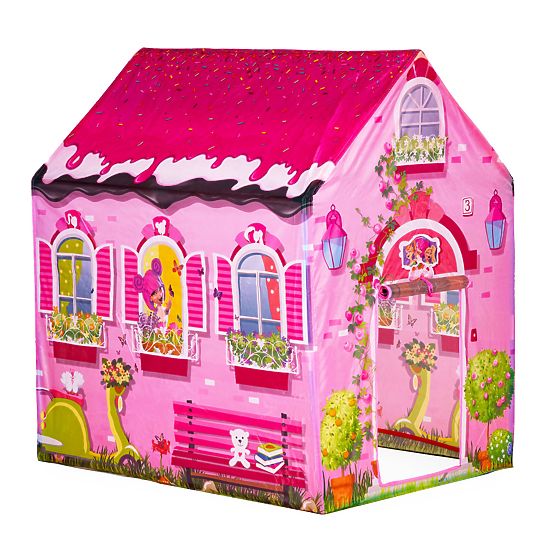 Cort pentru copii - casa roz