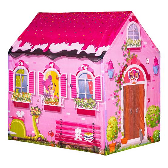 Cort pentru copii - casa roz