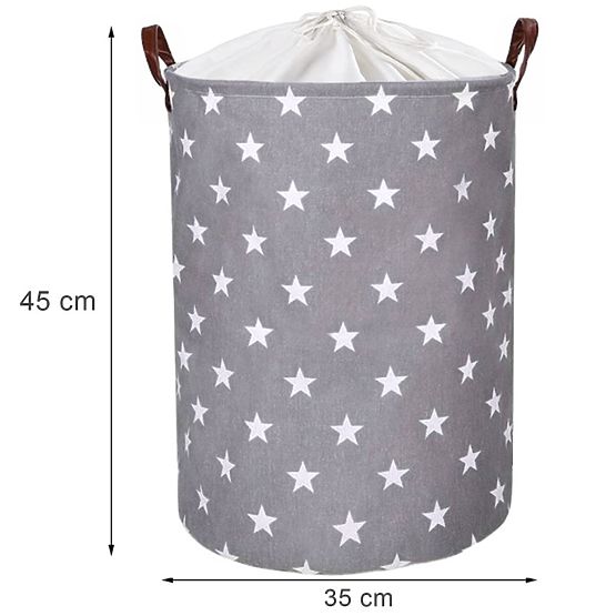 Coș pentru jucării - stele