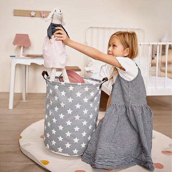 Coș pentru jucării - stele