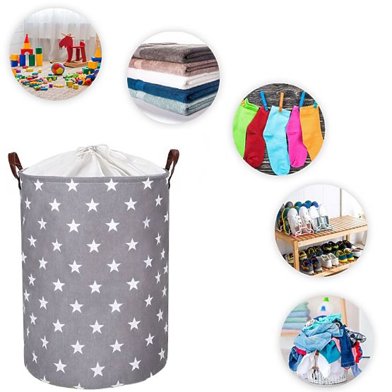 Coș pentru jucării - stele