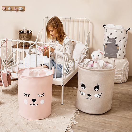 Coș pentru jucării - pisicuță