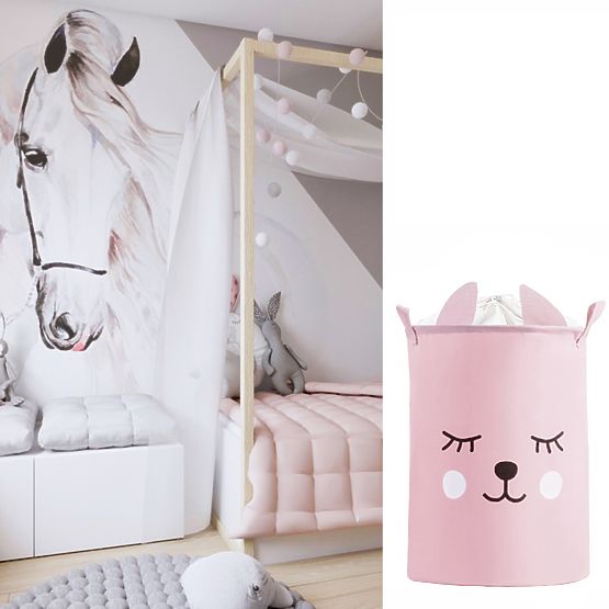 Coș pentru jucării - pisicuță