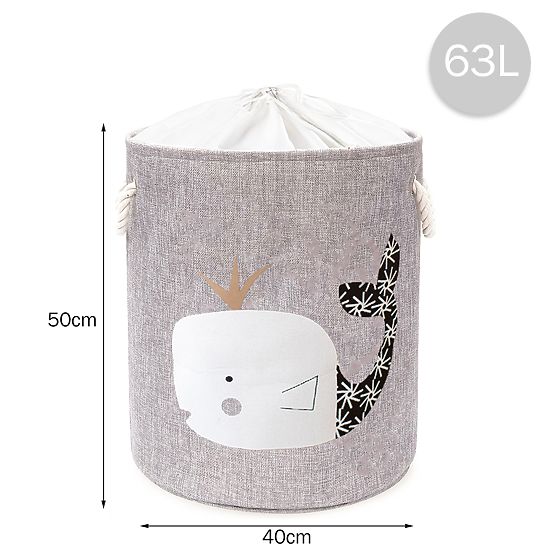 Coș pentru jucării XL - balenă