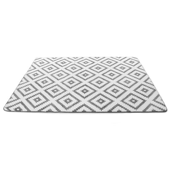 covor 3D DIAMOND GRI & WHITE