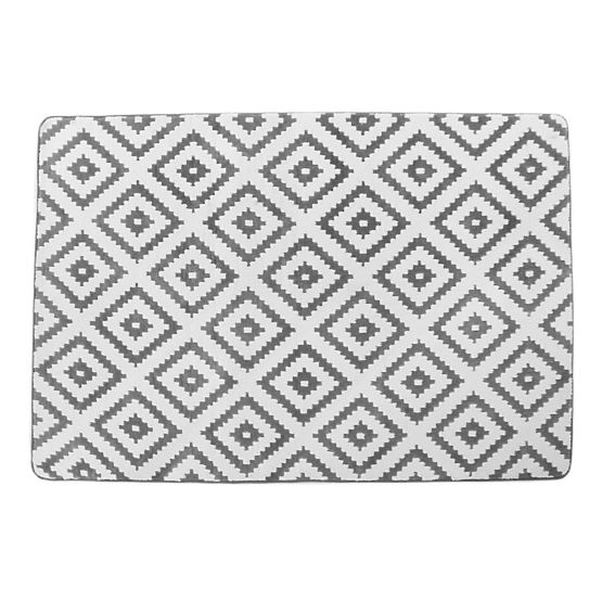 covor 3D DIAMOND GRI & WHITE