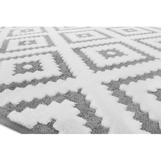 covor 3D DIAMOND GRI & WHITE