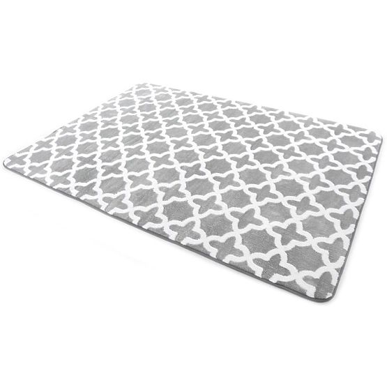 covor 3D Marrakech GRI & WHITE