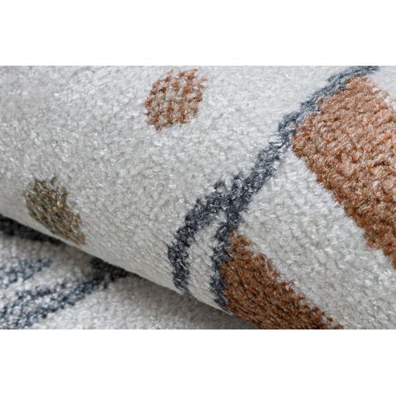 Covor BONO 8441 cerc Iepuraș marinar smântână / albastru