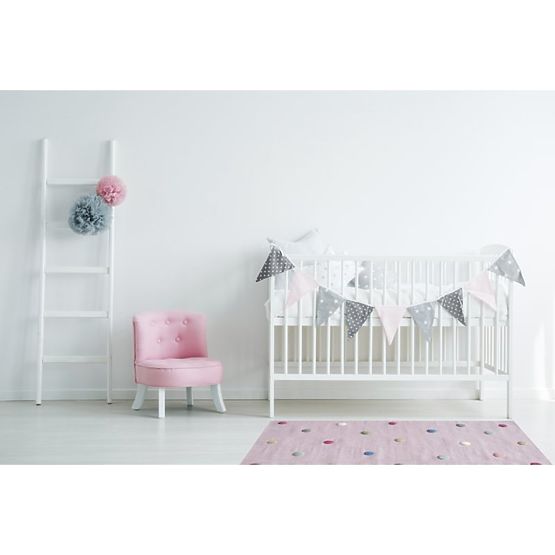 Covor copii cu buline – roz