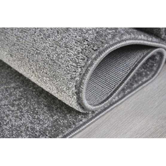 Covor copii gri-argintiu/alb – model cu nori