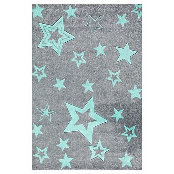 Covor copii STARLIGHT – auriu/mentă