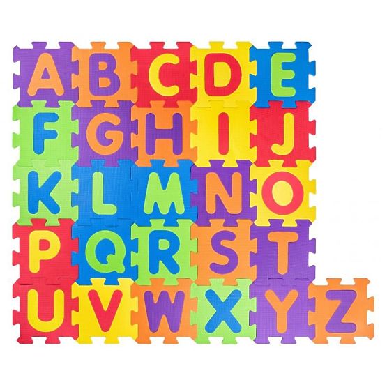 Covor de podea Puzzle cu alfabet