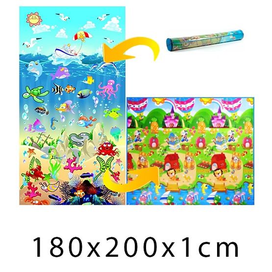 Covor din spumă – model Ocean și Casă IVA 200x180x1cm