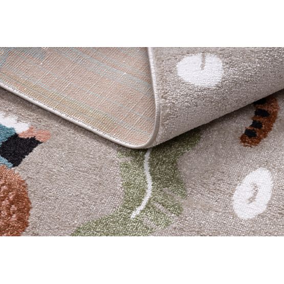 Covor FUN Africa pentru copii, animale, Africa bej