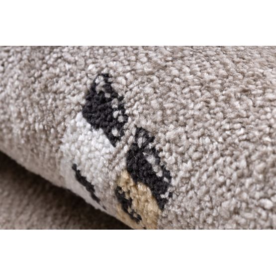 Covor FUN Africa pentru copii, animale, Africa bej