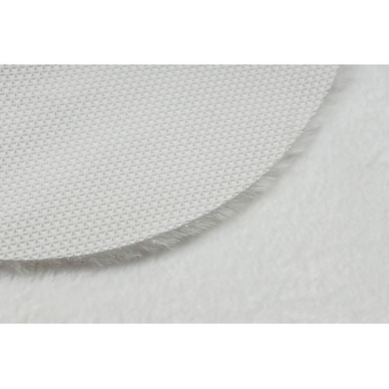 Covor lavabil SHAPE 3105 Inimă Shaggy - fildeș plușat, antiderapant