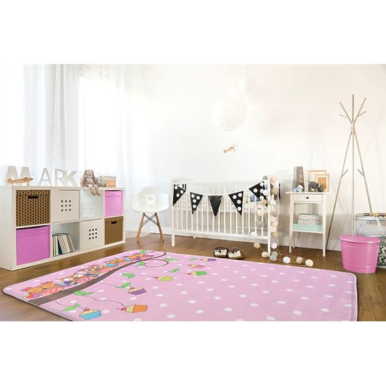 Covor moale pentru copii – Roz