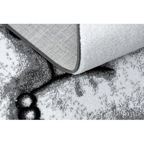 Covor PETIT ELEFANT CU TRUNCHI, ELEFĂNȚEL, STELE, gri