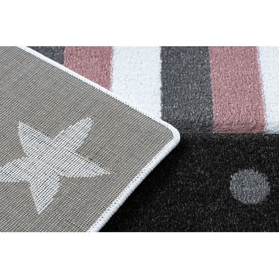 Covor PETIT MIC, INIMI, STELE, roz