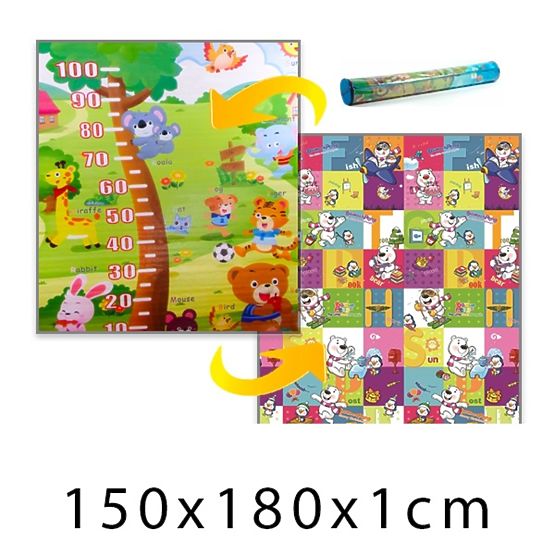 Covor-puzzle din spumă – picnic și urși